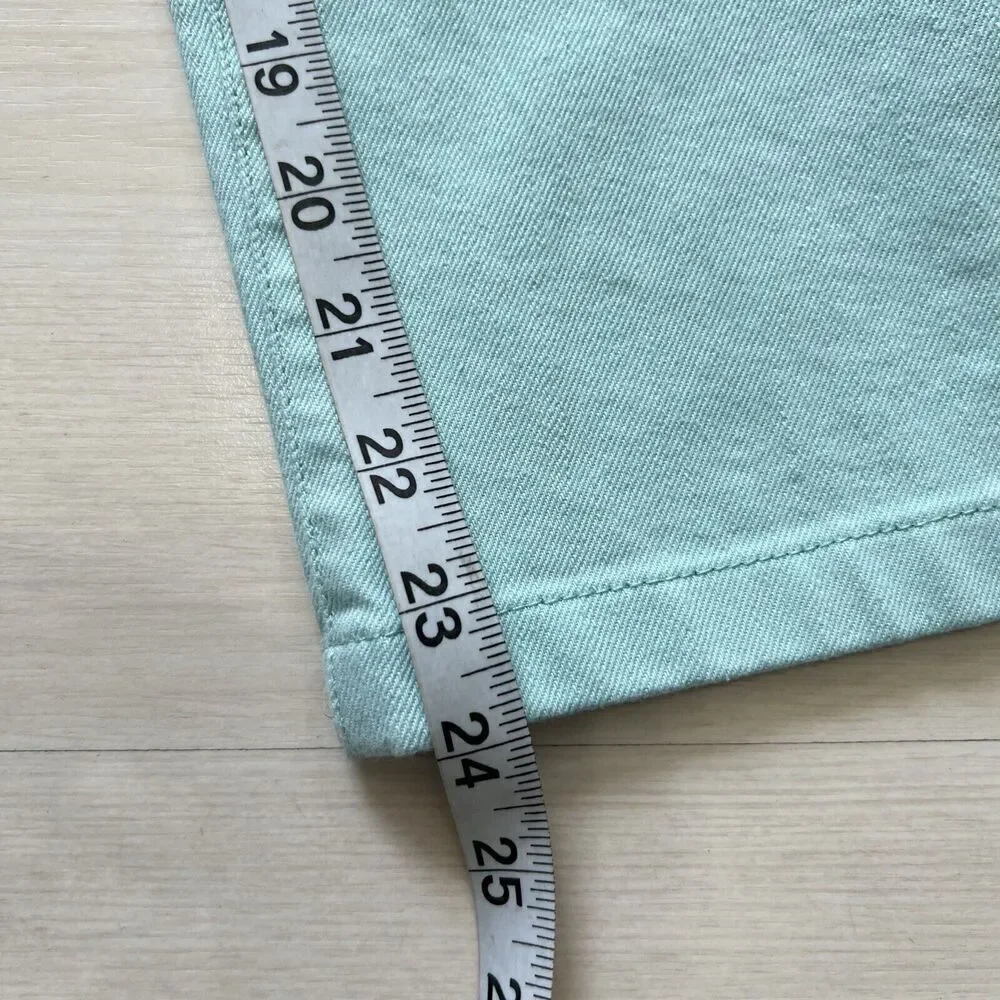 Talbots Pants Women's Sz 6 Flawless Slim Ankle Classic Denim Aqua Blue NWT - Picture 8 of 8